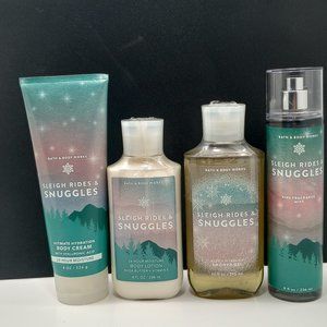 Bath and Body Works (4Pack) Sleigh Rides & Snuggles